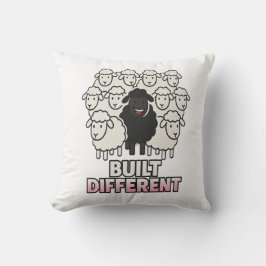 Built Different Black Sheep Kudde