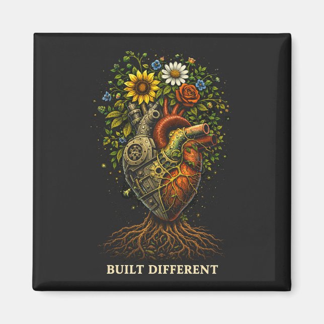 Built Different Magnet (Framsidan)
