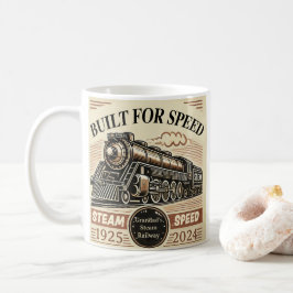 Built for Speed – Customisable Steam Train Kaffemugg