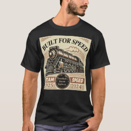 Built for Speed – Customisable Steam Train T Shirt