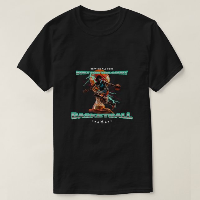 BUILT FOR THE COURT, BASKETBALL T SHIRT (Design framsida)