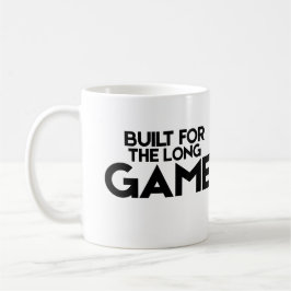 Built For The Long Game Classic Minimalist Mug Kaffemugg