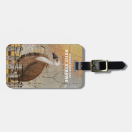 Built Strong Personalized  Bagagebricka