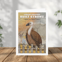 Built Strong Personalized Encouragement Card Kort