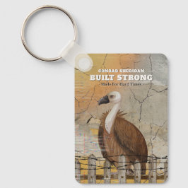 Built Strong Personalized Encouragement  Nyckelring