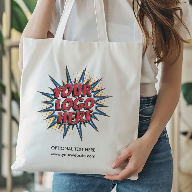 Buisness Tote Bag med Logotyp på båda sidor Tygkasse (Skapare uppladdad)