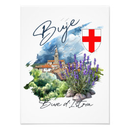 Buje Croatia Fototryck