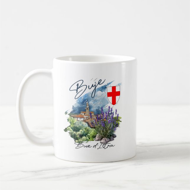 Buje Croatia Kaffemugg (Vänster)