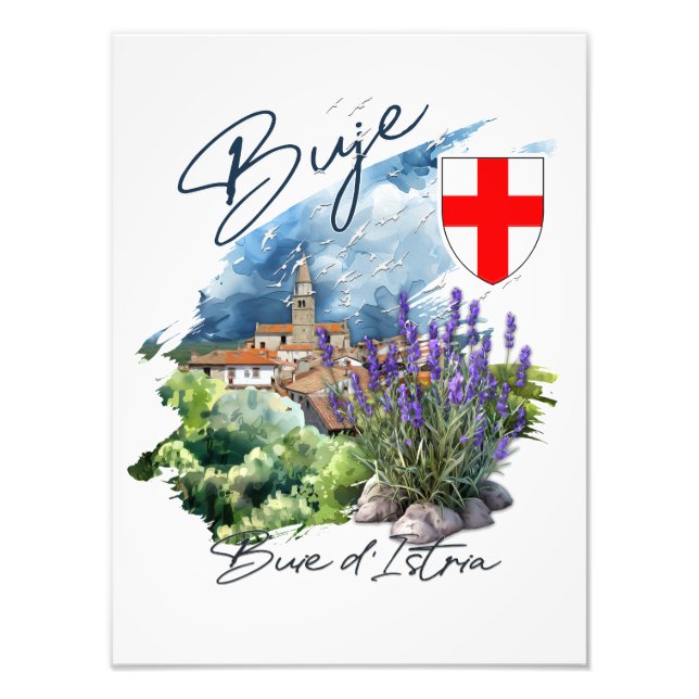 Buje Kroatien Fototryck (Framsidan)