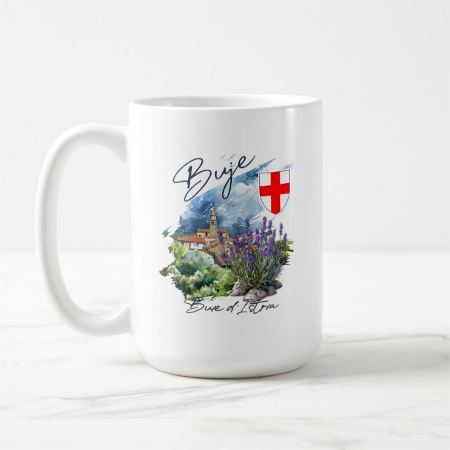 Buje Kroatien Kaffemugg (Vänster)