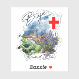 Buje Kroatien Klistermärken