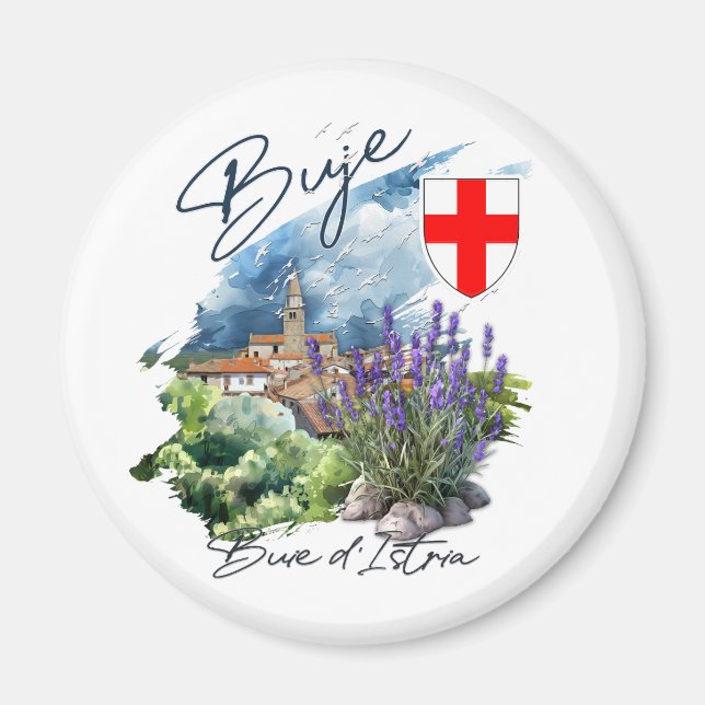 Buje Kroatien Magnet (Framsidan)