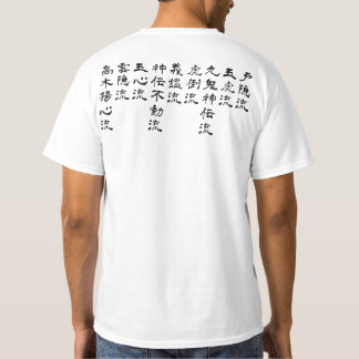 Bujinkan Ryuuha stil Tee Shirt