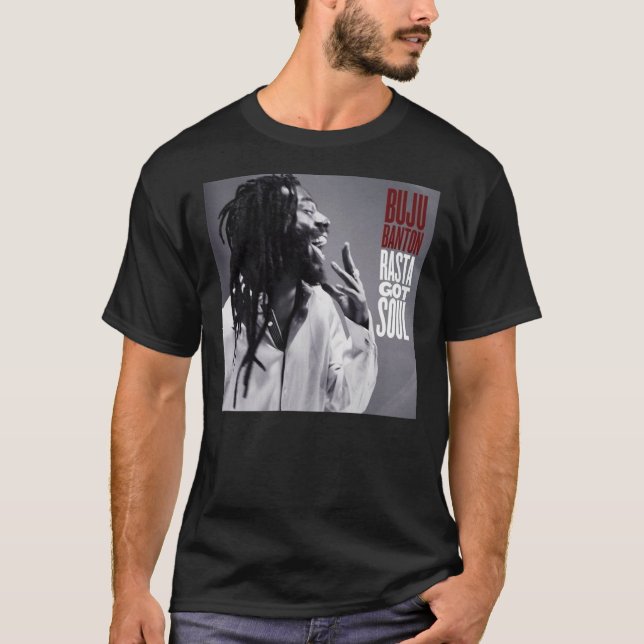 Buju Banton Rasta Got Soul  T Shirt (Framsida)