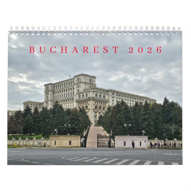Bukarest 2026 kalender (Omslag)