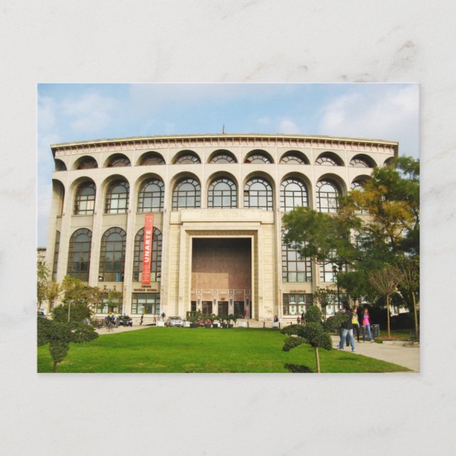 Bukarest byggnad vykort (Framsida)