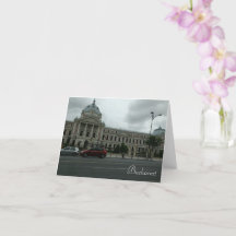 Bukarest Note Card, vitt standardkuvert