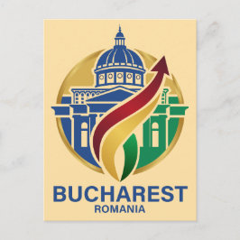 Bukarest Rumänien Östeuropeisk Vykort