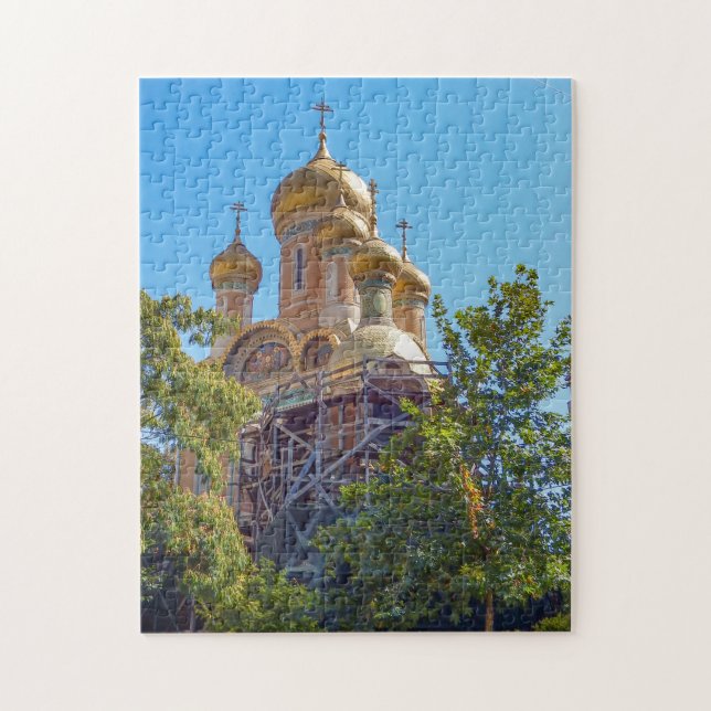 Bukarest Russian Church view puzzle Pussel (Vertikal)