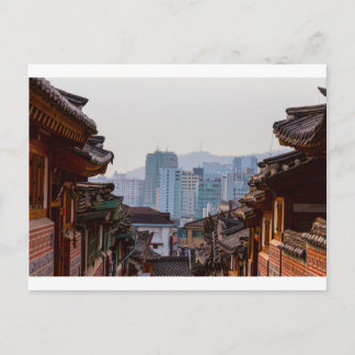 Bukchon Hanok Village Contrast Vykort