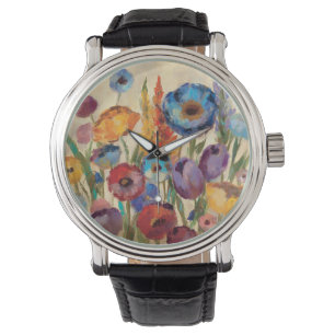Bukett av blommor armbandsur