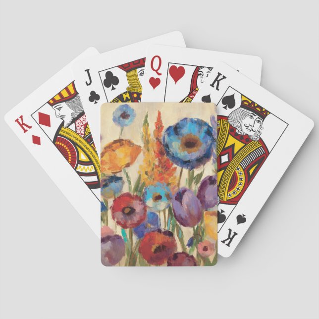 Bukett av blommor casinokort (Baksidan)