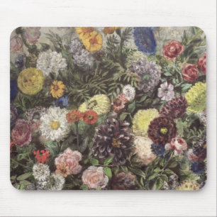 Bukett av blommor musmatta