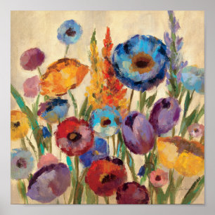 Bukett av blommor poster
