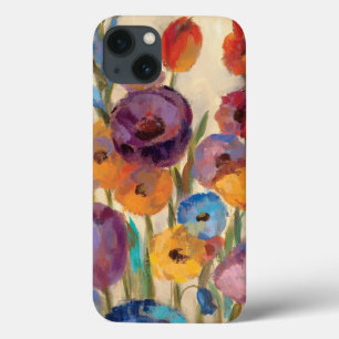 Bukett av färgrika blommor