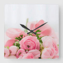Bukett av rosa ros