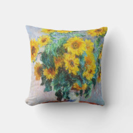 Bukett av solrosor, Claude Monet 1880 Kudde