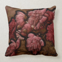 Bukett för Bordeaux pionblomma