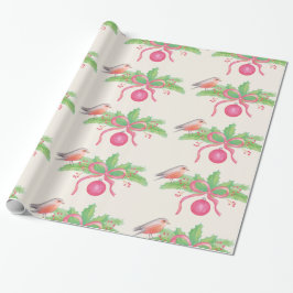 Bukett för vattenfärgvattenfärgjul presentpapper