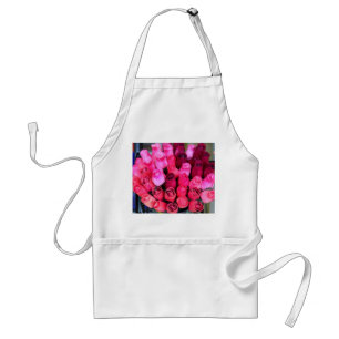 bukett med rosor apron förkläde
