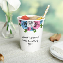 Bukett med rosor Gender Reveal