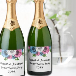Bukett med rosor Gender Reveal
