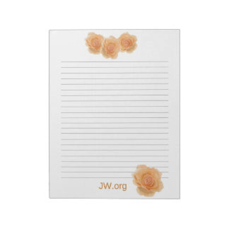 Bukett med rosor JW Stationary Anteckningsblock