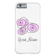 Bukett med rosor Lilac Namn iphone case