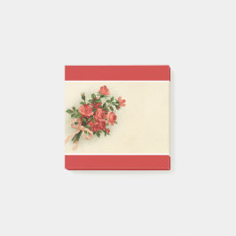 Bukett med rosor post-it block