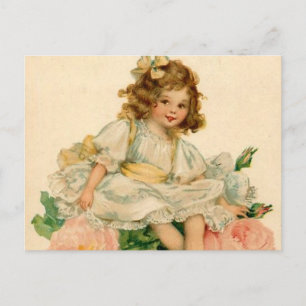 bukett med rosor vykort