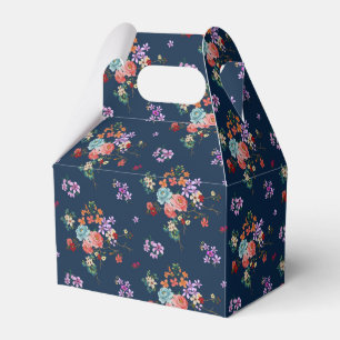 Bukett med rosorblommönster presentaskar