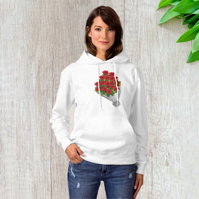 Bukett röda rosor t shirt (Skapare uppladdad)