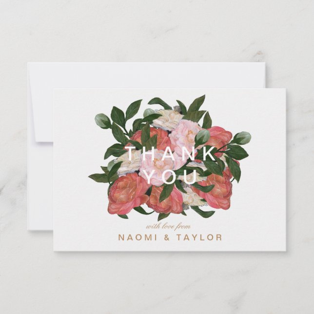 Buketten/tack Tack Kort (Framsida)