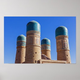 Bukhara, Uzbekistan - Chor Minor Madrassah Poster