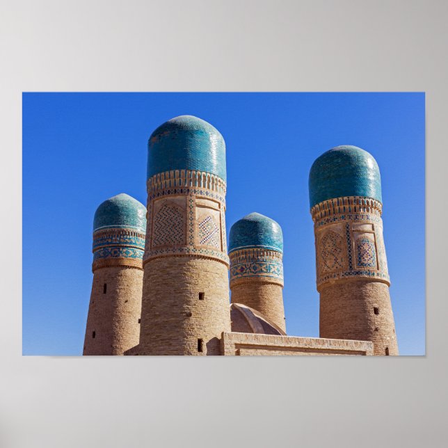 Bukhara, Uzbekistan - Chor Minor Madrassah Poster (Framsidan)