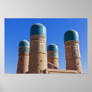 Bukhara, Uzbekistan - Chor Minor-madrassan Poster
