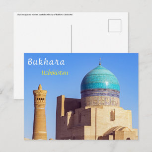 Bukhara, Uzbekistan - Kalyan moské Vykort