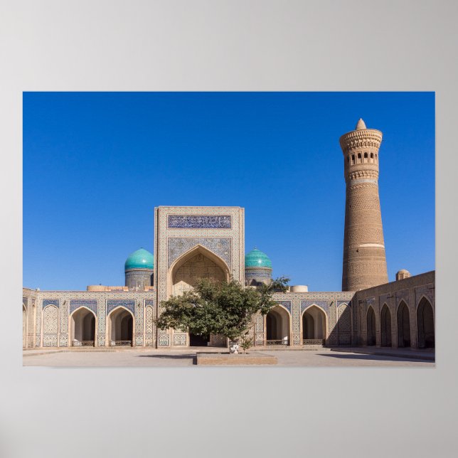Bukhara, Uzbekistan - Po-i-Kalyan Poster (Framsidan)