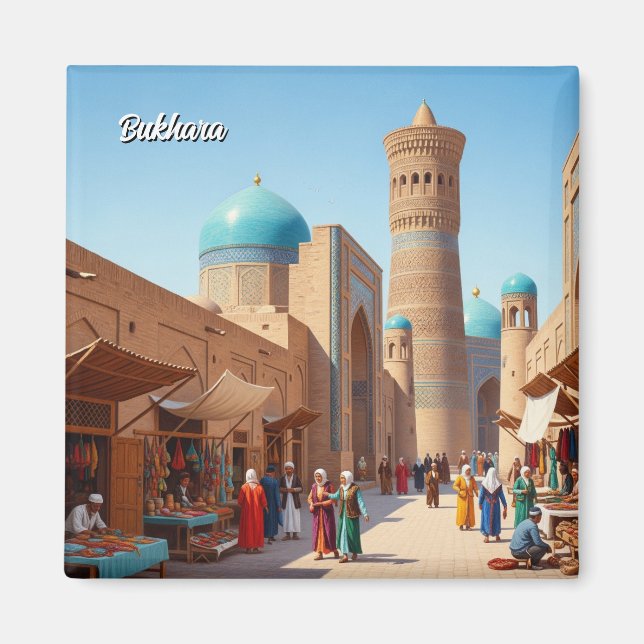 Bukhara Uzbekistan Resa Magnet (Framsidan)