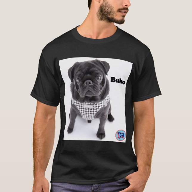 Buko mopsen t shirt (Framsida)